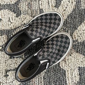 Vans Kids Checkerboard slip-on shoe